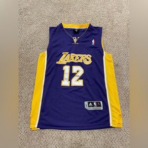 LOS ANGELES LAKERS DWIGHT HOWARD #12 ADIDAS BASKETBALL JERSEY MENS SIZE‎ SMALL